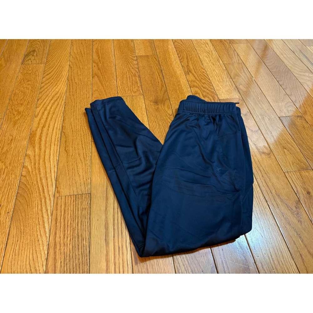 NWOT Old Navy Active Go-Dry Tapered Joggers Navy Blue Ankle Zip Mens Small S